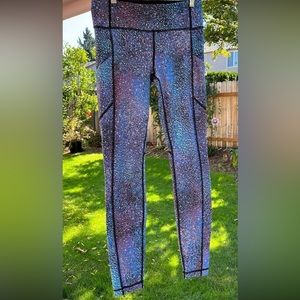 Lululemon Speed Tight Strive Mermaid Print sz 6 RARE